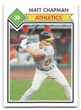 Matt Chapman 2020 Topps 582 Montgomery Club Set 1 BASEBALL #10 Oakland Athletics
