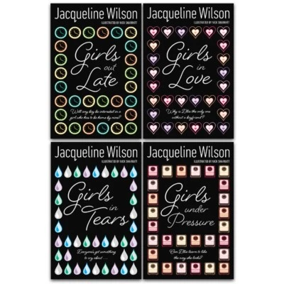 Jacqueline Wilson Girls Series 4 Books Collection Set Girls in Love, Girls in Te - Image 1 of 4