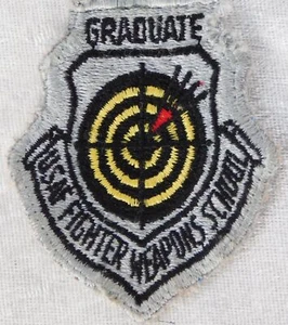 Vintage Vietnam USAF Fighter Weapons School Pilot Patch 3 1/2" - Picture 1 of 2
