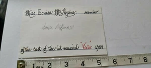 Thomas Scullion Collection - HAND SIGNED LOUISA MCALPINE & COA STARTS AT £4.99 - Picture 1 of 2