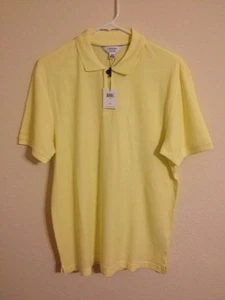 CALVIN KLIEN - YELLOW SHORT SLEEVE POLO SHIRT - SP - Picture 1 of 2