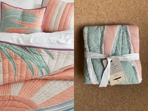 Pottery Barn Roxy Vintage Sonne Patchwork Baumwolle Schein King Multi NEU 69,50 $ 10 - Bild 1 von 11