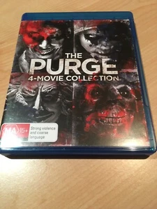 NEW The Purge 1-4 1 2 3 4, 4-Movie Collection Blu-ray 4-Disc Set Aus Region B - Picture 1 of 2