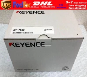 KEYENCE KV-7500 KV7500 Programmer Controller Color Black New In Box - Imagen 1 de 8