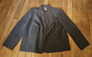 Blazer Talbots 98% Lana Verde Talla 22W - Imagen 1 de 6