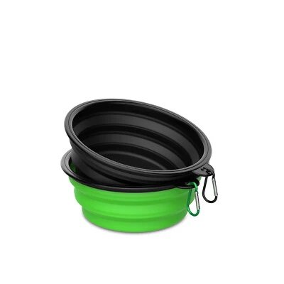 3 cuencos portátiles plegables para mascotas aptos para viajes plegables para gatos perros comida plato de agua Foto 1 de 4