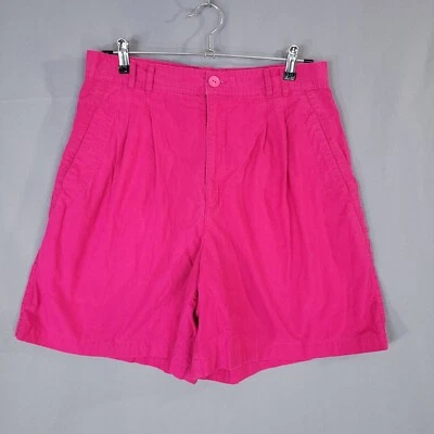 Dockers Women's Shorts Pleated Front High Rise Classic Fit Pink Size 14 - Image 1 of 4