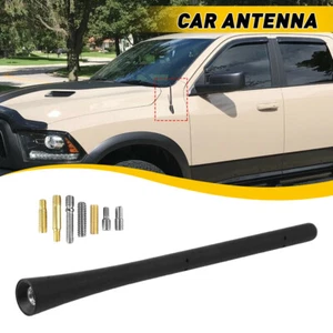 7" Short Rubber Antenna Mast Radio AM/FM Black for Hyundai Santa Fe 2004-2020 - Picture 1 of 14