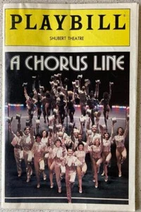 A Chorus Line Playbill Wanda Richert Robert LuPone Laurie Gamache Dana Moore1988 - Bild 1 von 1