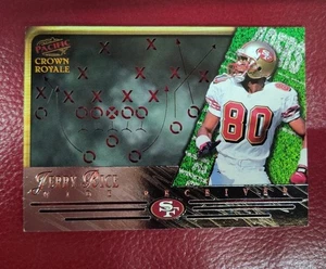 1997 Pacific Chalk Talk Laser Cuts Jerry Rice #17 49ers SP Z2 Diecut - Bild 1 von 4