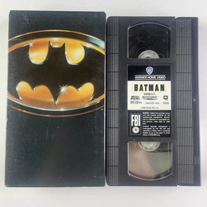 Batman (VHS, 1989) Michael Keaton Jack Nicholson Kim Basinger Tim Burton - Picture 1 of 9