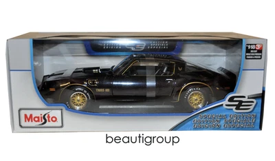 Maisto 1:18 Diecast Pontiac Firebird Trans Am Black Special Edition - SEALED - Image 1 of 2