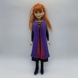 Disney Frozen II ANNA Doll Plastic Cape Molded Bodysuit & Boots 2020 Hasbro - Bild 1 von 7