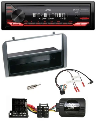 JVC Bluetooth USB DAB Lenkrad Autoradio für Alfa 147 GT anthrazit Ablage - Bild 1 von 4