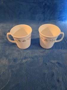 Corelle Corning Vintage Blumen Tassen RAR Landhaus Muster (2er Set) - Bild 1 von 5