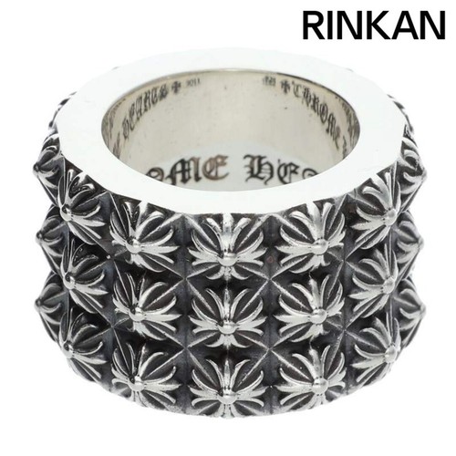 Authentic [Chrome Hearts] Pete Punk Triple Stack / Spinner FU Ring
