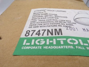 LIGHTOLIER 8747NM COVER - Picture 1 of 2