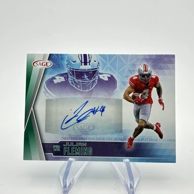 Julian Fleming Sneak Peek Autographs 2022 SAGE #SPA-JF - Image 1 of 2