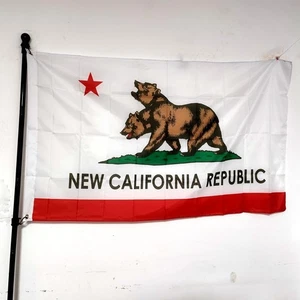 NEw California Flag 90X150cm Polyester Hanging New California Republic Flag - Picture 1 of 6