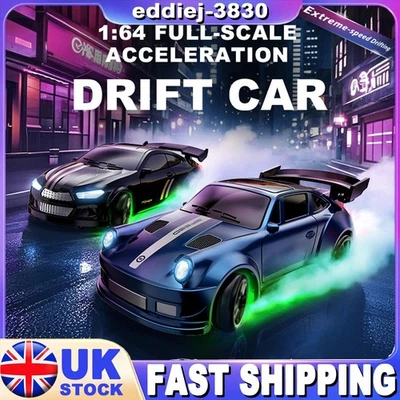 1/64 RC Drift Car KF20 Mini Desktop Racing Car 4WD 2.4GHZ Remote-Control Car Toy