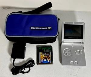Nintendo Game Boy Advance SP AGS 101 W/Charger, Case And Harry Potter Game - Picture 1 of 11