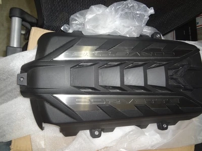 Cubierta del motor Chevrolet Corvette C8 2020-25 negra, plateada GM OEM p#12697368 s#HS Foto 1 de 4