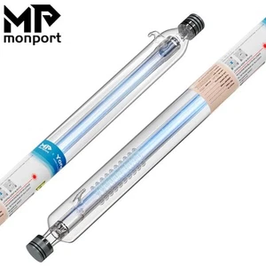Monport 80W CO2 Laser Tube for Laser Engraver & Cutter Machine, 1250mm 50mm - Picture 1 of 6