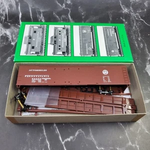 BOWSER #55402 PRR Circle Keystone 50' X-32 Double Door  Round Roof Box Car HO - Picture 1 of 4