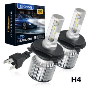 Bevinsee H4 9003 LED Headlight Bulbs 60W Dual Beam Fit Hyundai Tucson 2004-2010 - Picture 1 of 12