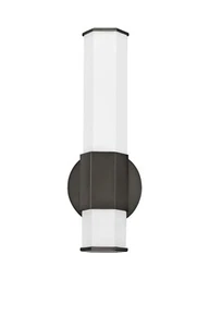 Hinkley Lighting 51150 Facet 2 Light 14" Tall LED Bathroom Sconce - Black - Picture 1 of 4