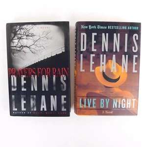 Dennis Lehane, Lot 2 Prayers For Rain, Live By Night HC DJ 1st/1st 1999 - Picture 1 of 10