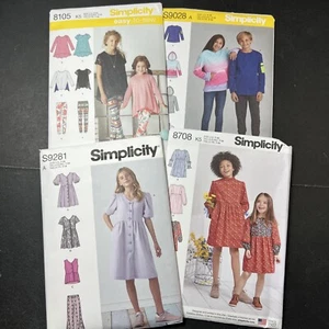 Kids Size 7-14 & 8-16 CURRENT Simplicity Patterns! Brand New! - Picture 1 of 5
