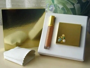 NIB Estee Lauder Private Collection Tuberose Gardenia Jewel Stones Compact Set - Picture 1 of 7