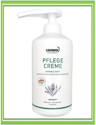 Gehwol - Fusskraft Grün - Pflegecreme - Fußcreme Fußgeruch 500ml |€49,-/L