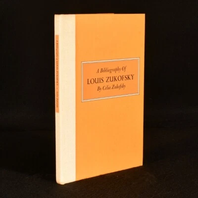 1969 A Bibliography of Louis Zukofsky Signed Limited Edition - Image 1 of 4