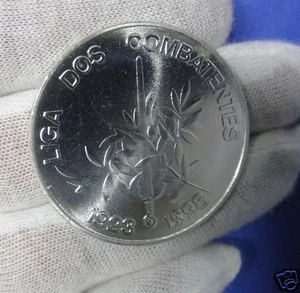 manueduc PORTUGAL 1998 1000 ESCUDOS PLATA LIGA DOS COMBATENTES 27 gr. Nueva - Picture 1 of 1