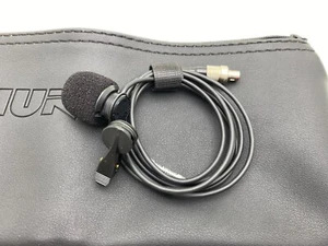 Shure WL185MB/C-LM3 Cardioid Lavalier Microphone Black - Picture 1 of 4