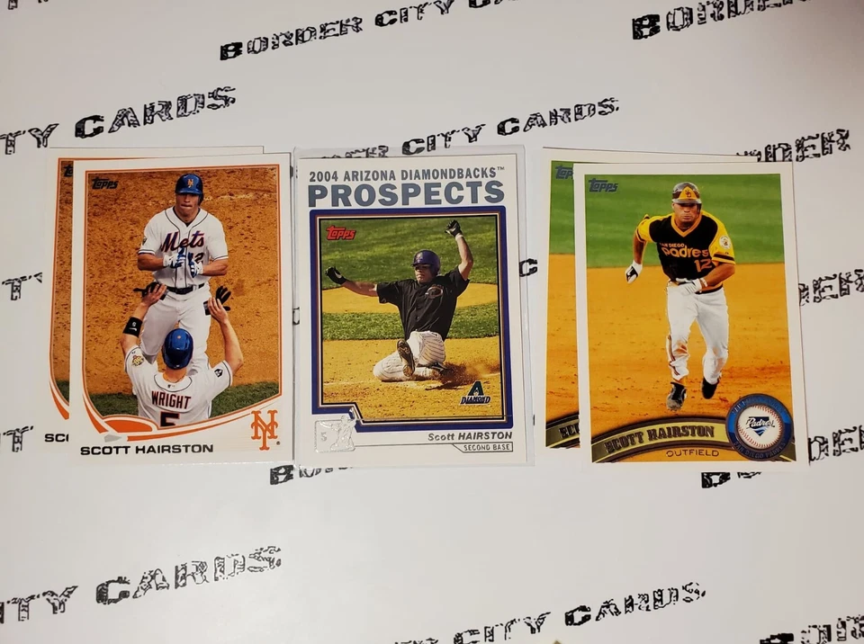 Scott Hairston 🔥 Lote de 5 cartas 🔥 Prospect Arizona Diamondbacks Topps Foto 1 de 1
