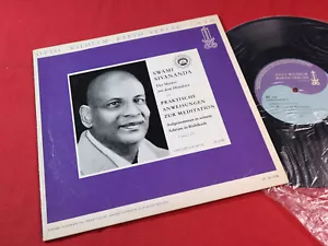 Swami Sivananda PRAKTISCHE ANWEISUNGEN ZUR MEDITATION 10" LP Otto Wilhem Barth - Bild 1 von 3
