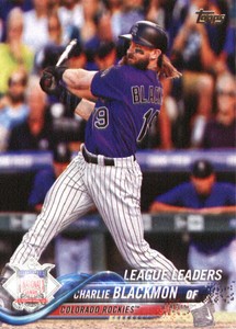 2018 Topps #92 Charlie Blackmon LL - NM-MT