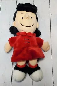 Peanuts LUCY DOLL Plush Red Dress Polyester Fiber 2013 Nice! - Picture 1 of 14
