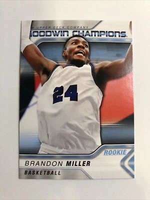 2023 Upper Deck Goodwin Champions #12 Brandon Miller RC - Image 1 of 2