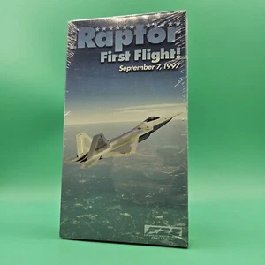 Raptor First Flight! September 7 1997 VHS Tape BRAND NEW SEALED Lockheed Martin - Picture 1 of 3