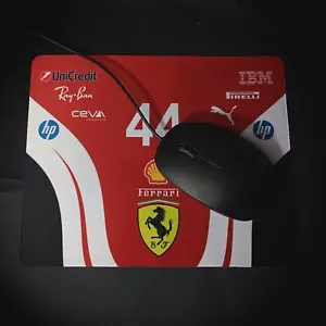 MOUSEPAD ALFOMBRILLA PC TAPIS DE SOURIS FERRARI F1 HAMILTON 2025 MOUSE MAT - Picture 1 of 4