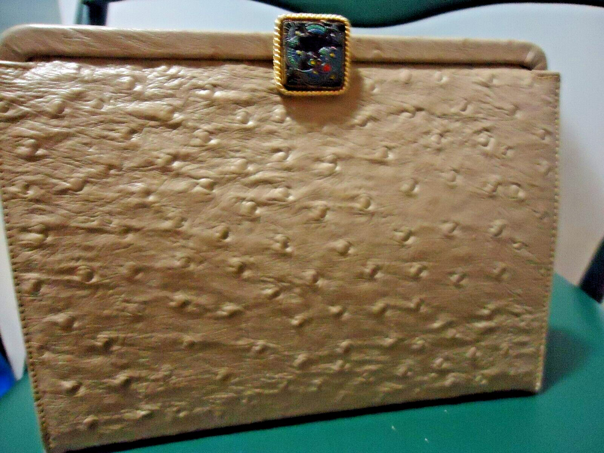 Vintage Ostrich Handbag Indiana Vintage Bags, Handbags & Cases for 