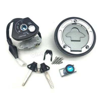 Fit For Yamaha YZF-R15 2015-2017 Ignition Switch Fuel Gas Cap Seat Lock Key Kit - Image 1 of 4