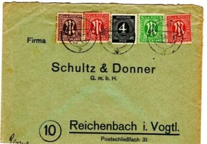 Carta Bizone 2a edición BRAUNSCHWEIG- REICHENBACH/Vgtl m. 3 años+6z+8z(2)+914a;8-5-46 - Imagen 1 de 1