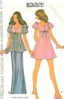 EASYs 1970 mini robe haut cavalier maxi robe que vous choisissez motifs McCalls miss taille 12