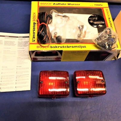 2Bosch Bremsleuchten+Anbaumaterial,-anleitung,universell,passt für Golf1,2,3usw - Bild 1 von 4