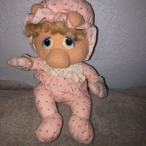 Vtg 1984 Softies Muppet Babies Miss Piggy Plush Figure Doll - Picture 1 of 4